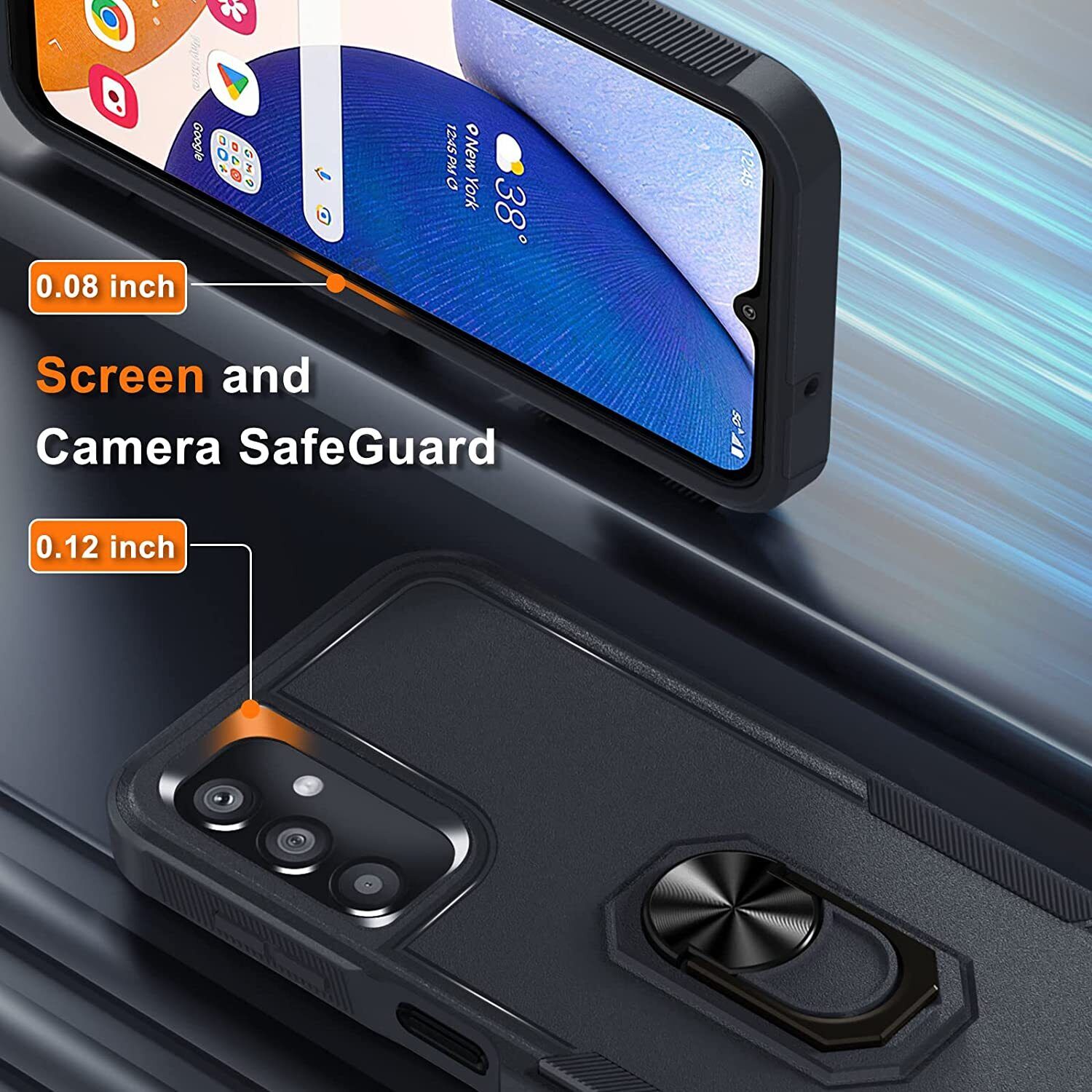 Coque robuste avec anneau pour Samsung Galaxy S24 Plus / S25 Plus Coque robuste avec anneau pour Samsung Galaxy S24 Plus / S25 Plus